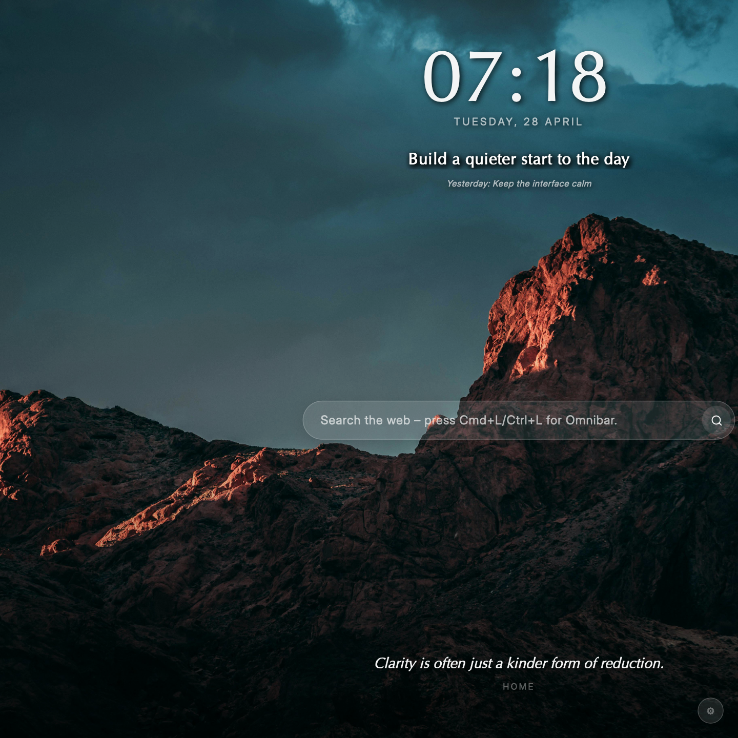 Home extension screenshot preview